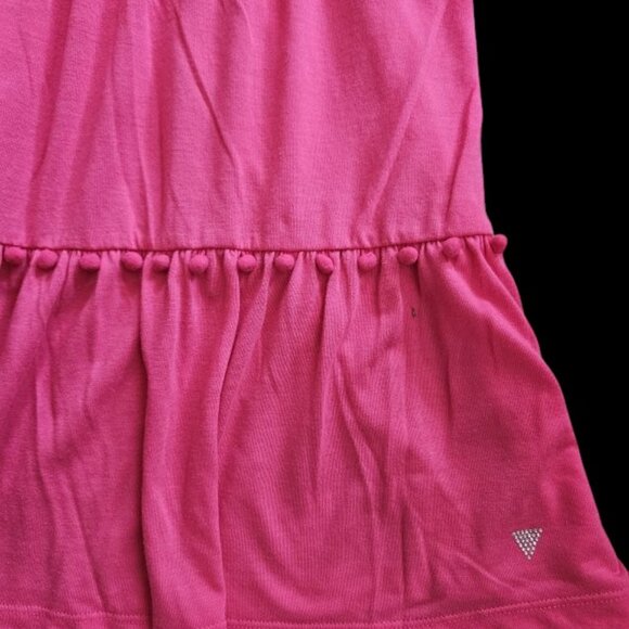 * GUESS Pink Boho Open Shoulder Sundress Girls Size 14 - Picture 3 of 6